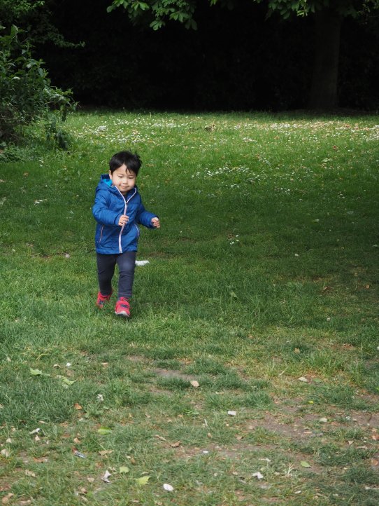 Movement: Child running in Kew Gardens OLYMPUS DIGITAL CAMERA